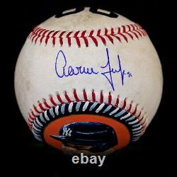 Aaron Judge Baseball Authenticated Masterpieces Game-Used, Autographed Baseball