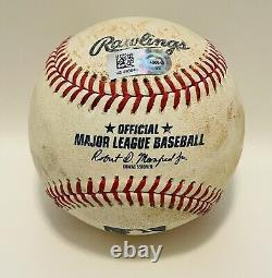 Aaron Judge Career Hit #454 Game Used MLB Authenticated New York Yankees MLB