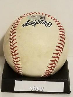 Aaron Judge & Giancarlo Stanton Game Used Rawlings Official MLB Baseball MLB