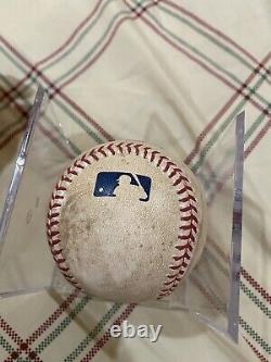 Aaron Judge MLB Game Used Rookie Year Baseball 8/23/2017 Yankees vs Tigers