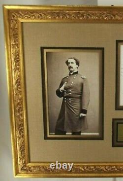 Abner Doubleday Inentor''Game Of Baseball'' Autograph Display JSA Authenticated