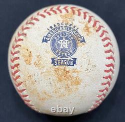 Adrian Beltre Game Used Career Hit 2,229 Baseball MLB Holo Astros Logo Rangers