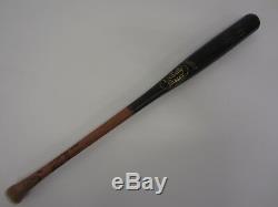 Albert Belle Indians Game Used cracked Louisville Slugger baseball bat