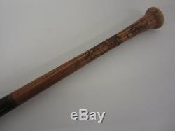 Albert Belle Indians Game Used cracked Louisville Slugger baseball bat