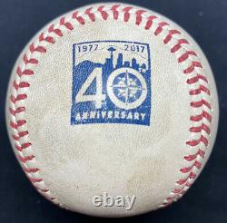 Albert Pujols Game Used Career Hit 2,954 Mariners Logo Baseball MLB Holo