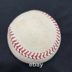 Albert Pujols Game Used Career Hit #3,067 Single Rays Logo Baseball MLB Holo