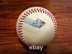 Alex Bregman Astros 2019 ALDS Game 2 Game Used Baseball 10/5/19 vs Rays Hit Foul