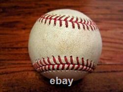 Alex Verdugo Red Sox Game Used SINGLE Baseball ALCS Game 1 10/15/2021 vs Astros