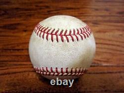 Amed Rosario Guardians Game Used SINGLE Baseball 5/23/2022 vs Astros SPACE CITY