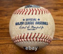Andrew Benintendi White Sox Game Used SINGLE Baseball 4/1/2023 v Astros Hit #782