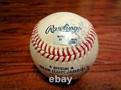 Andrew McCutchen Pirates Game Used DOUBLE Baseball 9/23/2012 Hit #623 vs Astros