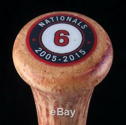 Anthony Rendon 2015 Game Used Marucci Baseball Bat MLB Authentic Nationals