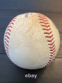 Anthony Rizzo Cubs Game Used OMLB Baseball RBI Double Almora Single