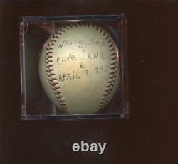 April 18 1953 MLB Game Used Baseball From Harry Fritz Dorish LOA