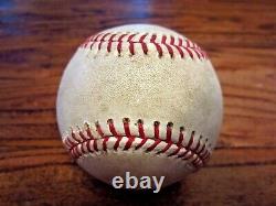 Astros Game Used Baseball FINAL National League Game 10/3/2012 vs Cubs Wrigley