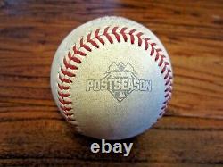 Astros vs Yankees Game Used Baseball AL Wild Card 10/6/2015 Clinch Game MLB Auth