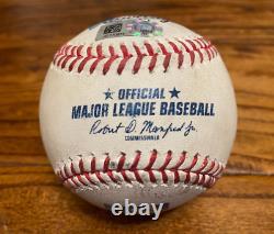 Astros vs Yankees Game Used Combined NO HITTER Baseball 6/25/2022 Javier Pressly
