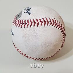 Atlanta Braves Game Used Baseball May 7th, 2022. Max Fried Pitcher