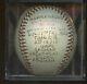 August 17 1962 Harvey Haddix Game Used Victory Ball