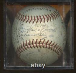 August 17 1962 Harvey Haddix Game Used Victory Ball