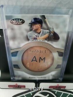 Austin Meadows 2020 Topps Tier One Game Used Bat Knob Relic 1/1 Tampa Bay Rays