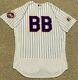 Batboy Size 46 #bb 2021 New York Mets Game Used Jersey Issued Home White 41 Mlb