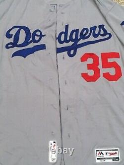 BRETT ANDERSON size 48 #35 2016 LOS ANGELES DODGERS GAME USED JERSEY ISSUED MLB