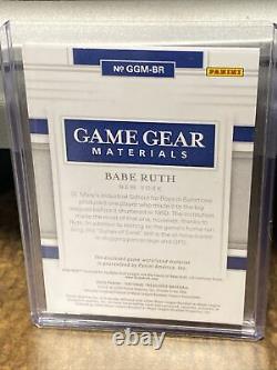 Babe Ruth 2020 National Treasures Game Gear Materials Jersey 3/3 Yankees 1/1 SSP