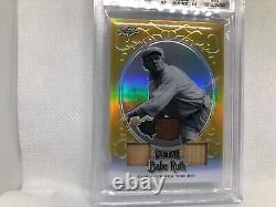Babe Ruth Baseball Card Game Used Bats BGS 9 Mint POP 1/1 Gold New York Yankees