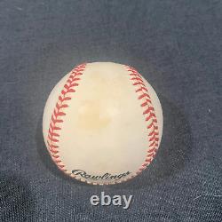 Barry Bonds Autographed Signed Game Used Baseball Comes with Ball Holder & Name Pl