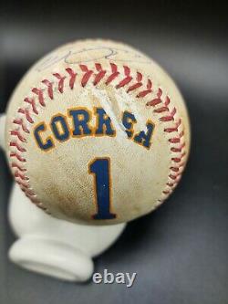 Baseball Authenticated Masterpieces Carlos Correra Game-Used Auto Painted JSA