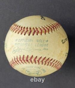 Bert Blyleven Game Used Baseball 11th Win August 27, 1971 (Career Win #21)
