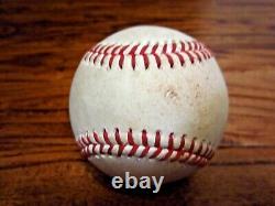 Bobby Dalbec Red Sox Game Used DOUBLE Baseball 8/1/2022 v Astros SPACE CITY Logo