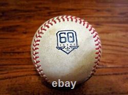 Bobby Dalbec Red Sox Game Used SINGLE Baseball 8/2/2022 Hit #175 Astros 60 Logo