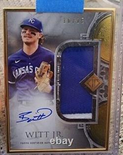 Bobby Witt Jr. Patch Auto 2023 Topps Transcendent Game-Used Patch Auto /15