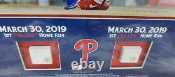 Bryce Harper & 3 Others MLB Game Used Base First Home Run With Phillies # /37