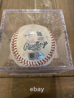 Bryce Harper 523rd Career Walk Ball vs. Boston Red Sox 7/3/18 Game Used MLB Auth