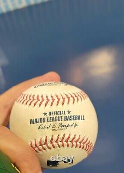 Bryce Harper Authentic Game Used HOME RUN Hit BALL Phillies MLB Baseball 4/6/22