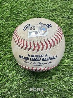 Bryce Harper Phillies Game Used Baseball Double Career Hit 1465 MLB Auth