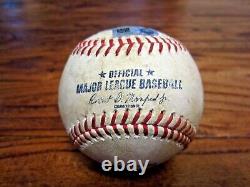 Cal Raleigh Mariners Game Used DOUBLE Baseball 8/22/2021 Hit #15 v Astros ROOKIE