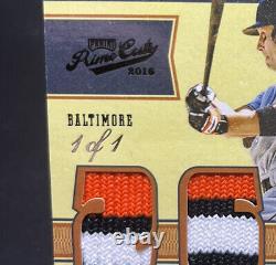 Cal Ripken Jr 2016 Panini Prime Cuts Icons Quad Game Used 3 CRL Relic Patch 1/1