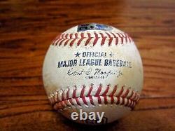 Cedric Mullins Orioles Game Used SINGLE Baseball 8/28/2022 Hit #388 Astros LOGO
