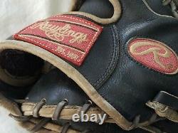Cesar Izturis Game Used Worn Rawlings Baseball Fielding Glove Los Angeles Dodger