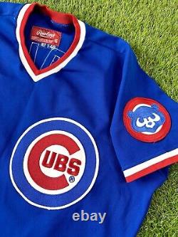 Chicago Cubs Game Worn Used Dick Pole Steve Trout 1987-1988 MLB Baseball Jersey