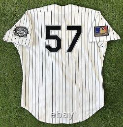 Chicago White Sox Game Worn MLB Baseball Jersey Vintage 1994 125th Patch Wilson