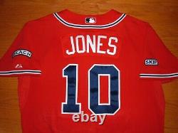Chipper Jones Atlanta Braves Non Game Worn Used Team Issued 2008 Jersey