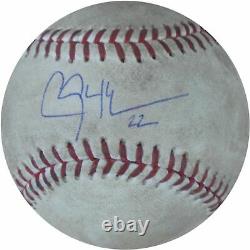 Clayton Kershaw Game Used Signed Baseball 7/31/14 Dodgers Braves Upton HZ162231