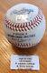 Cleveland Indians Game Used Baseball Last Game Ever At Rangers 10/3/21 Mlb Auth