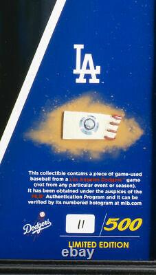 Cody Bellinger Framed 8x10 Dodgers Photo withGame Used Baseball Piece Fanatics