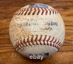 Connor Wong Red Sox Game Used DOUBLE Baseball 8/22/2023 Astros Verlander Hit #82